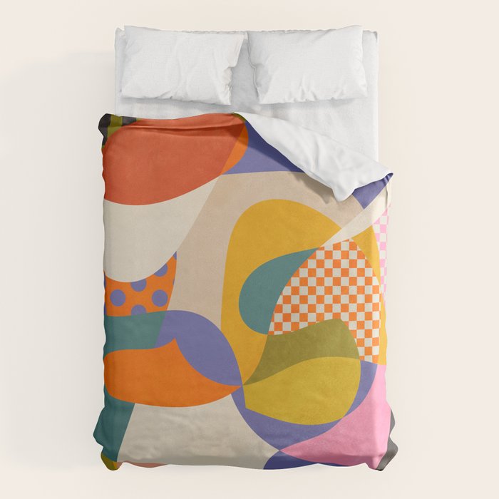 minimal shapes abstract Duvet Cover Gallery Image 6