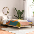 minimal shapes abstract Comforter Gallery Image 2