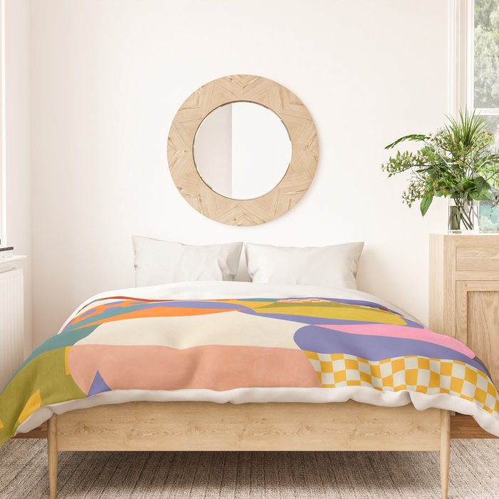 minimal shapes abstract Duvet Cover Gallery Image 3