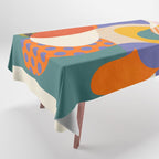 minimal shapes abstract Tablecloth Gallery Image 1