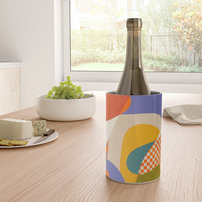 minimal shapes abstract Wine Chiller Gallery Image 4