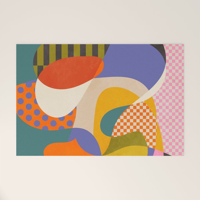 minimal shapes abstract Welcome Mat Gallery Image 1