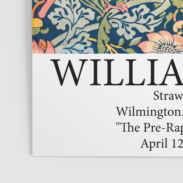 Strawberry Thief by William Morris Poster Gallery Image 3