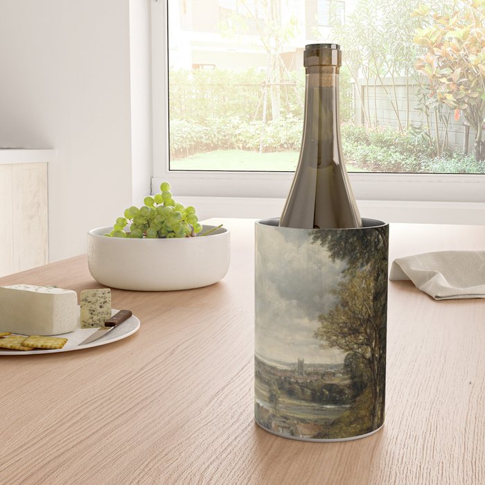 Vintage landscape art by John Constable Wine Chiller Gallery Image 4