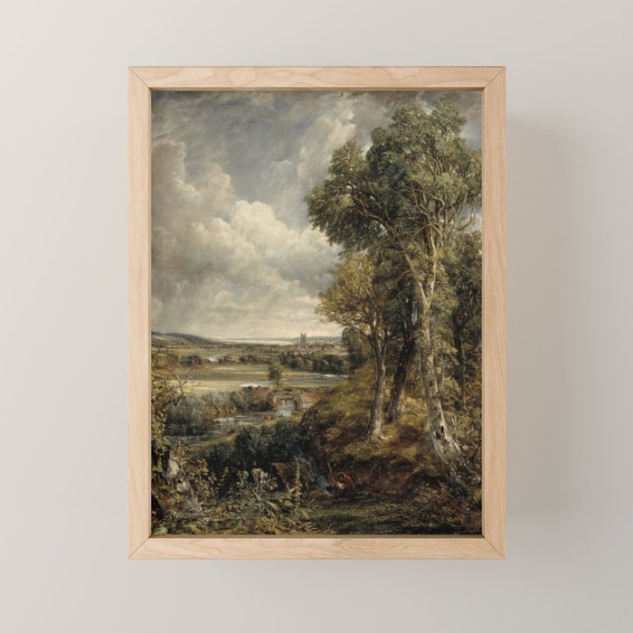 Vintage landscape art by John Constable Mini Art Print Gallery Image 1