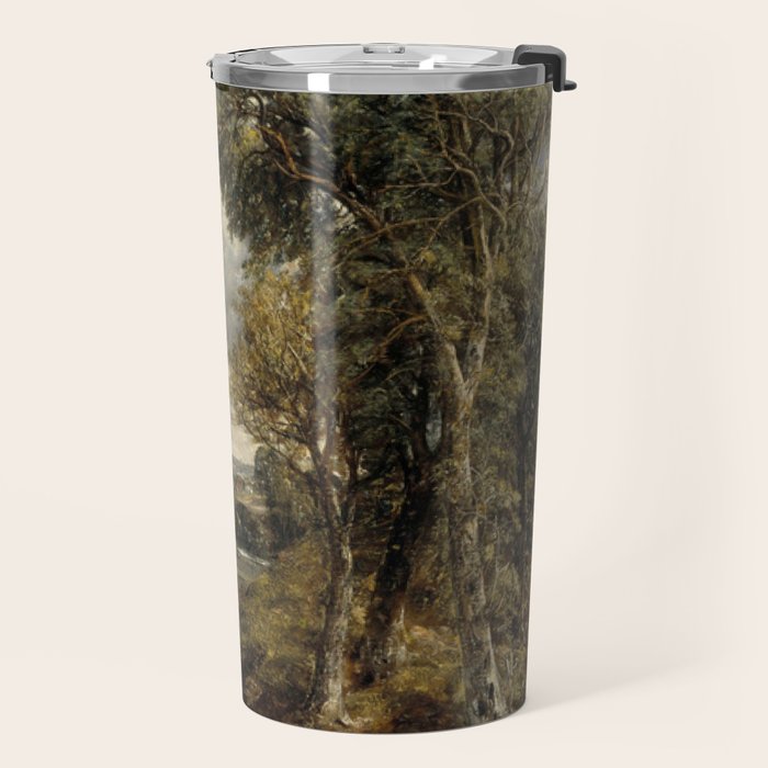 Vintage landscape art by John Constable Travel Mug Gallery Image 2