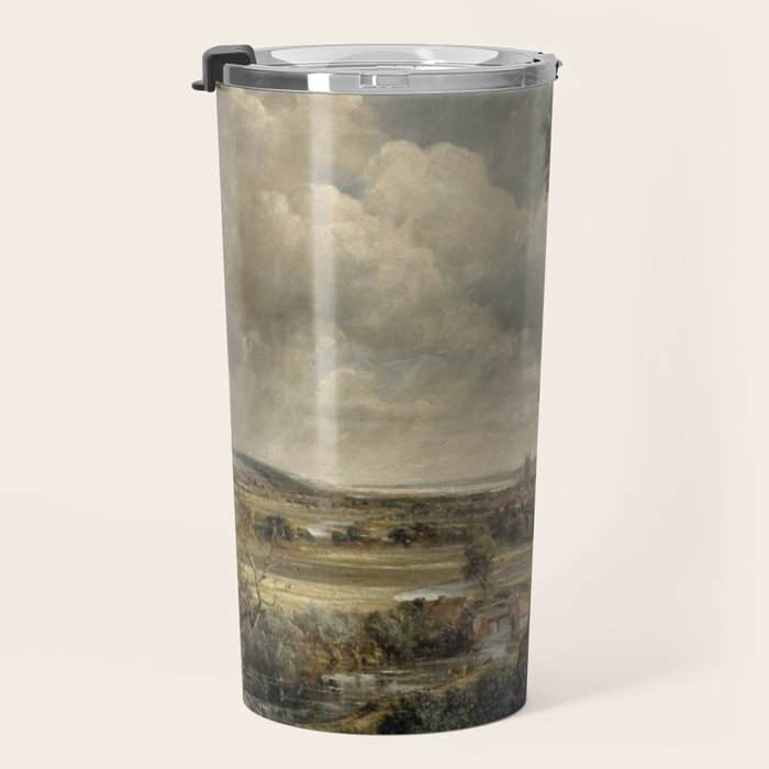 Vintage landscape art by John Constable Travel Mug Gallery Image 3