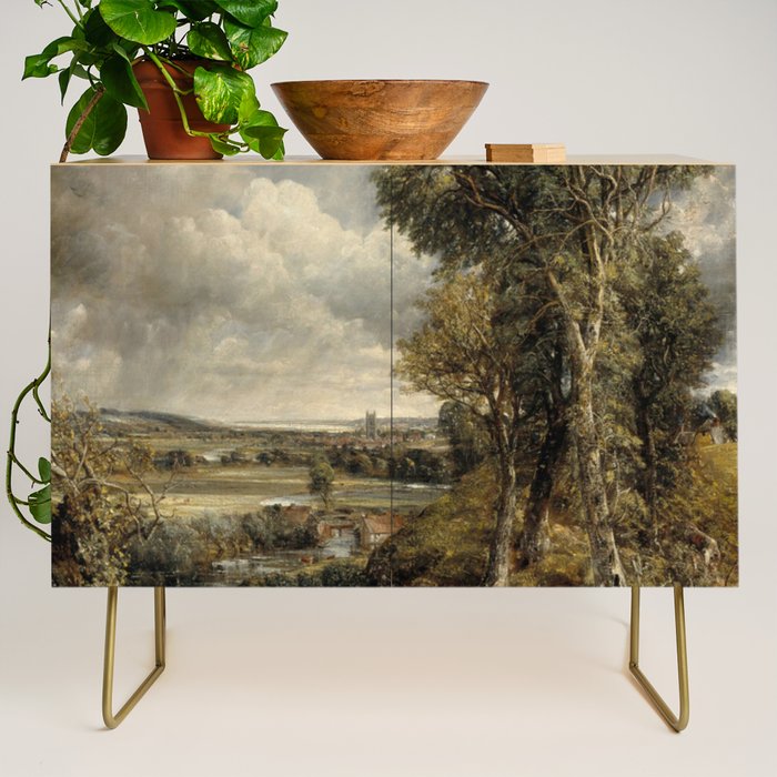 Vintage landscape art by John Constable Credenza Gallery Image 1