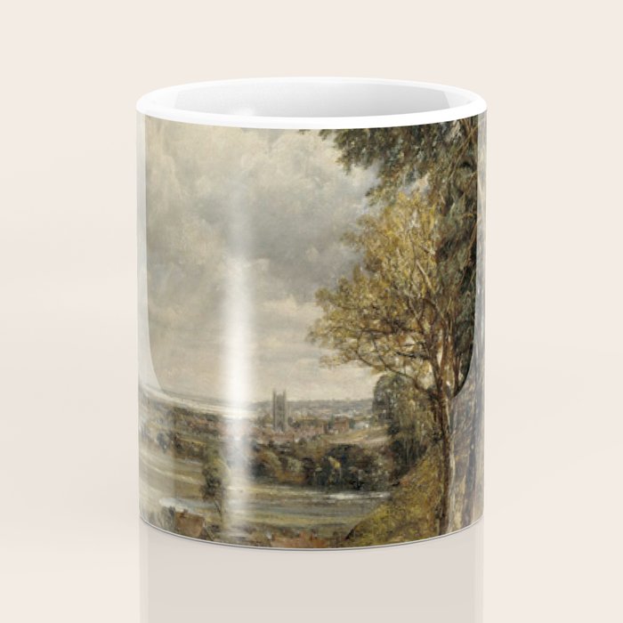 Vintage landscape art by John Constable Coffee Mug Gallery Image 4