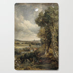 Vintage landscape art by John Constable Cutting Board Gallery Image 1
