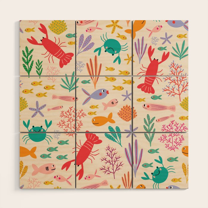 The Happy Ocean  Wood Wall Art Gallery Image 1