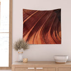 Inside Awesome Red Rock Canyons, Paria Wilderness Wall Tapestry Gallery Image 2
