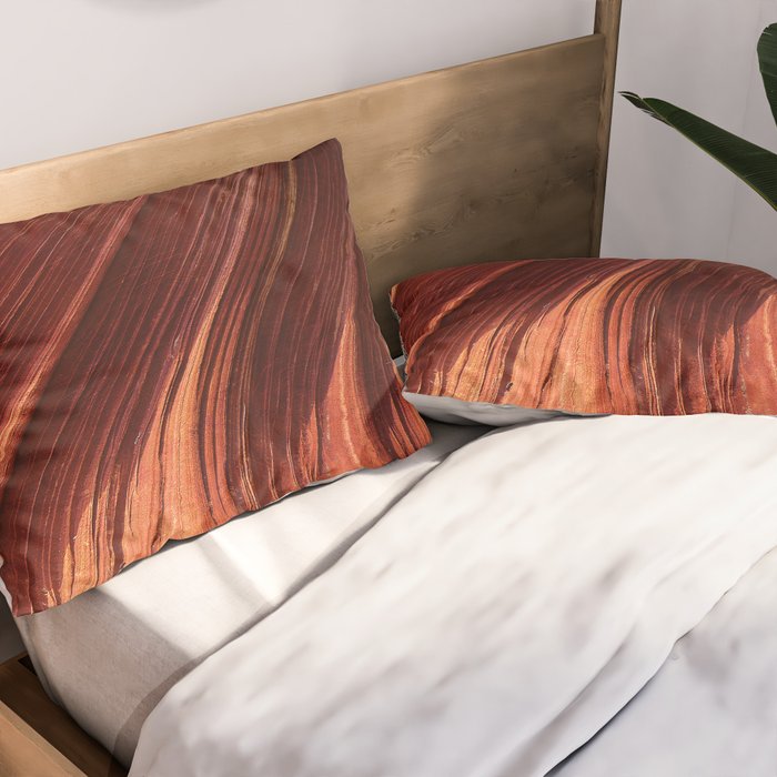 Inside Awesome Red Rock Canyons, Paria Wilderness Pillow Sham Gallery Image 2