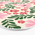 Whimsical Floral- Christmas vibes Bath Mat Gallery Image 3