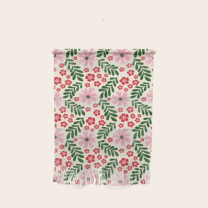 Whimsical Floral- Christmas vibes Wall Hanging Gallery Image 1