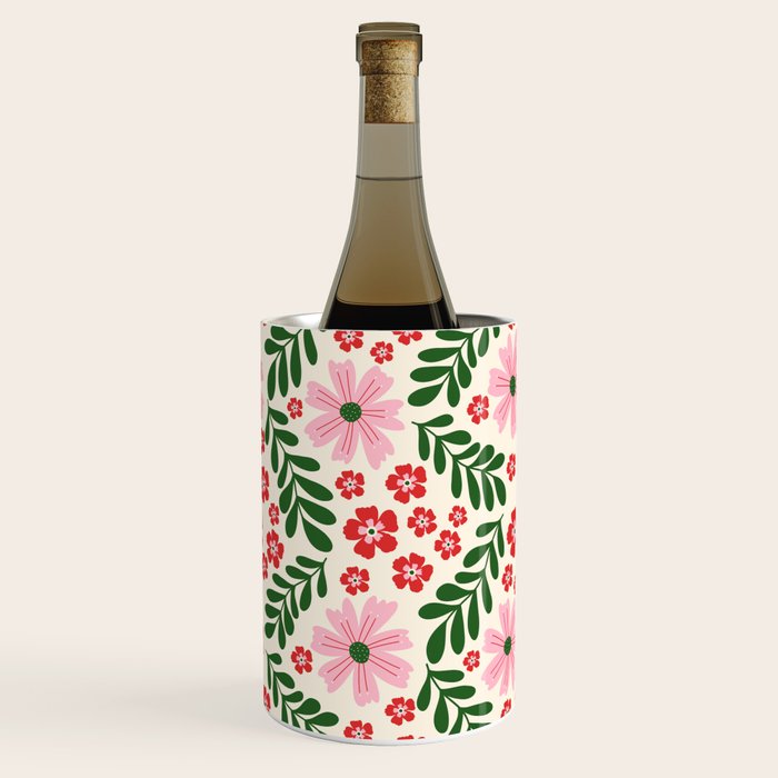 Whimsical Floral- Christmas vibes Wine Chiller Gallery Image 2