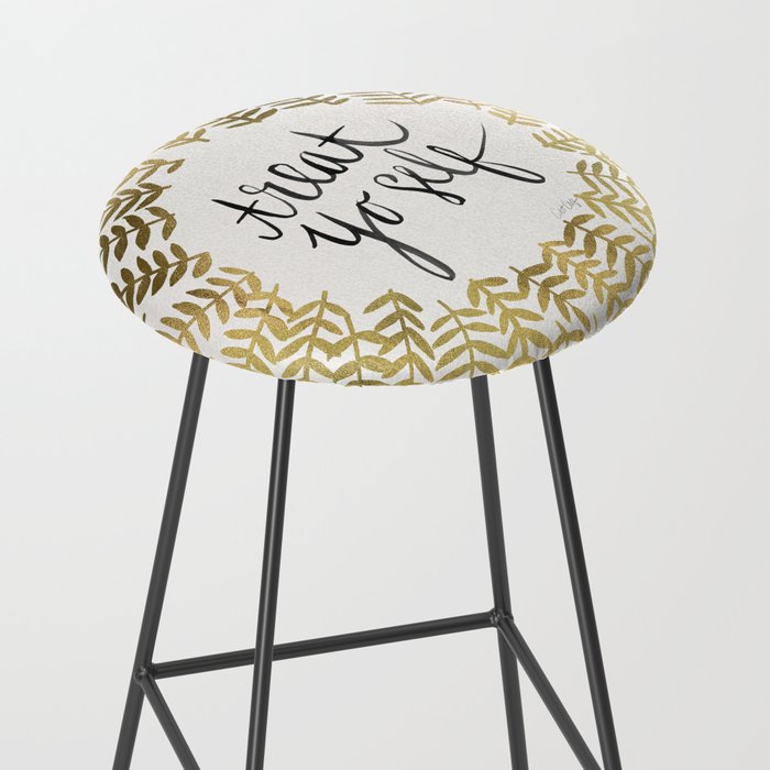 Treat Yo Self - Gold Stool Gallery Image 2