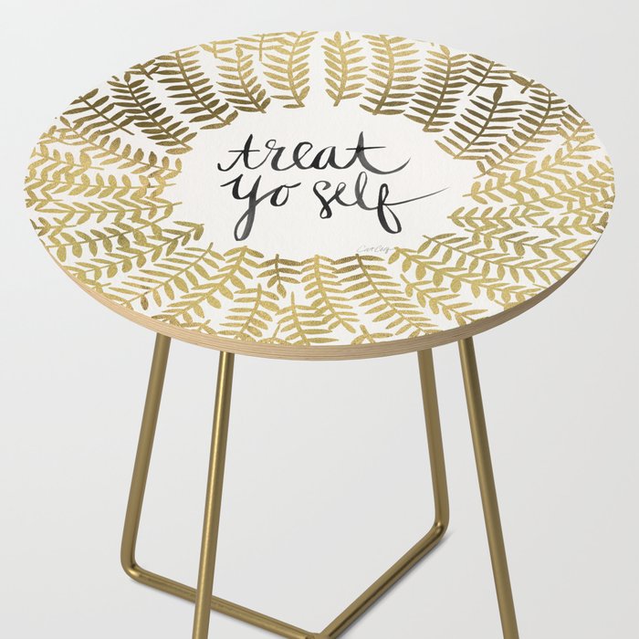 Treat Yo Self - Gold Side Table Gallery Image 2