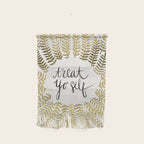 Treat Yo Self - Gold Wall Hanging Gallery Image 1