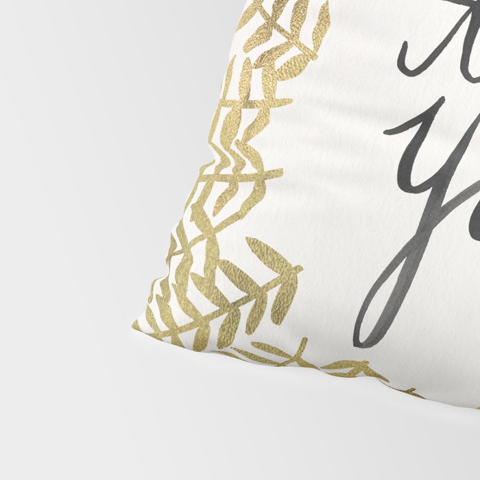 Treat Yo Self - Gold Pillow Sham Gallery Image 4