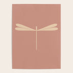 Dragonfly Pattern VI Neutral Rose Poster Gallery Image 4
