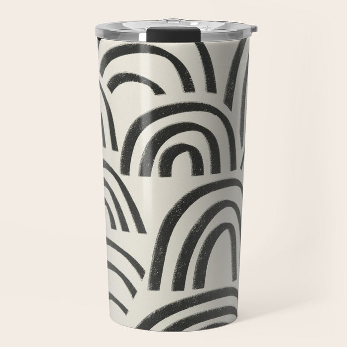 Charcoal Arches #1 Travel Mug Gallery Image 1