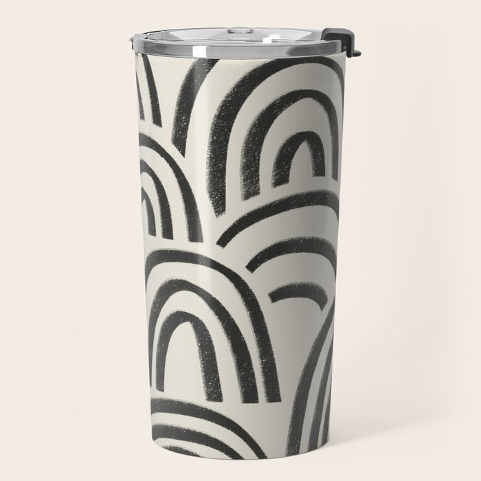 Charcoal Arches #1 Travel Mug Gallery Image 2