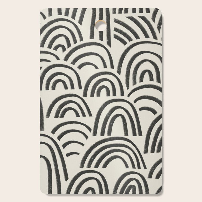 Charcoal Arches #1 Cutting Board Gallery Image 1