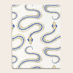 Snake Skeleton - Navy & Gold Palette Notebook Gallery Image 4