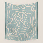 Abstract line art 157 Wall Tapestry Gallery Image 4
