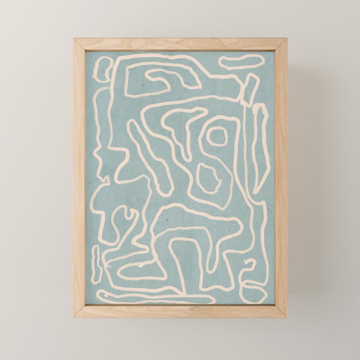 Abstract line art 157 Mini Art Print Gallery Image 1