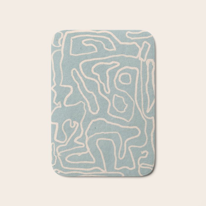 Abstract line art 157 Bath Mat Gallery Image 1