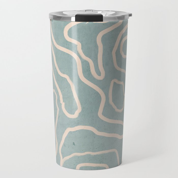 Abstract line art 157 Travel Mug Gallery Image 1