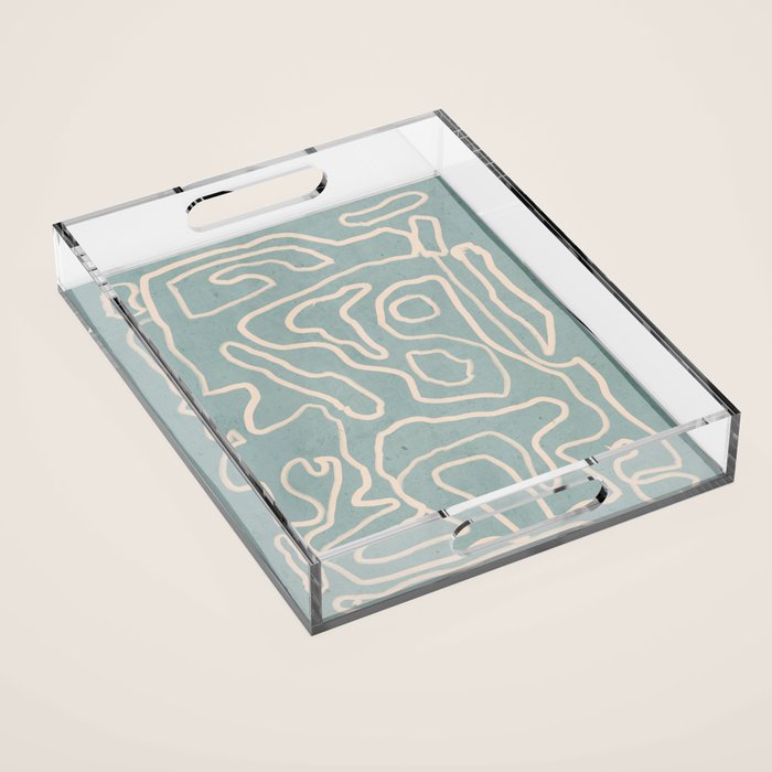 Abstract line art 157 Acrylic Tray Gallery Image 1