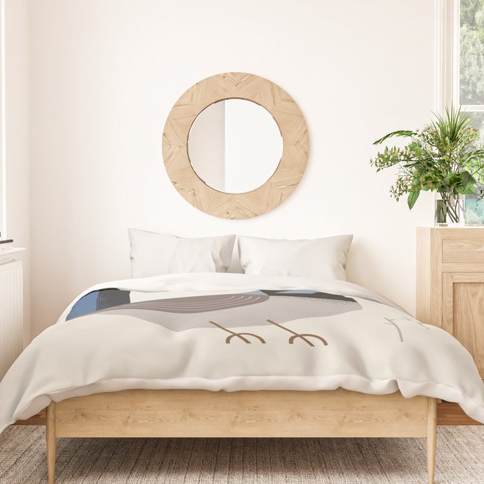 Superb Fairywren, Bird of Australia Duvet Cover Gallery Image 3
