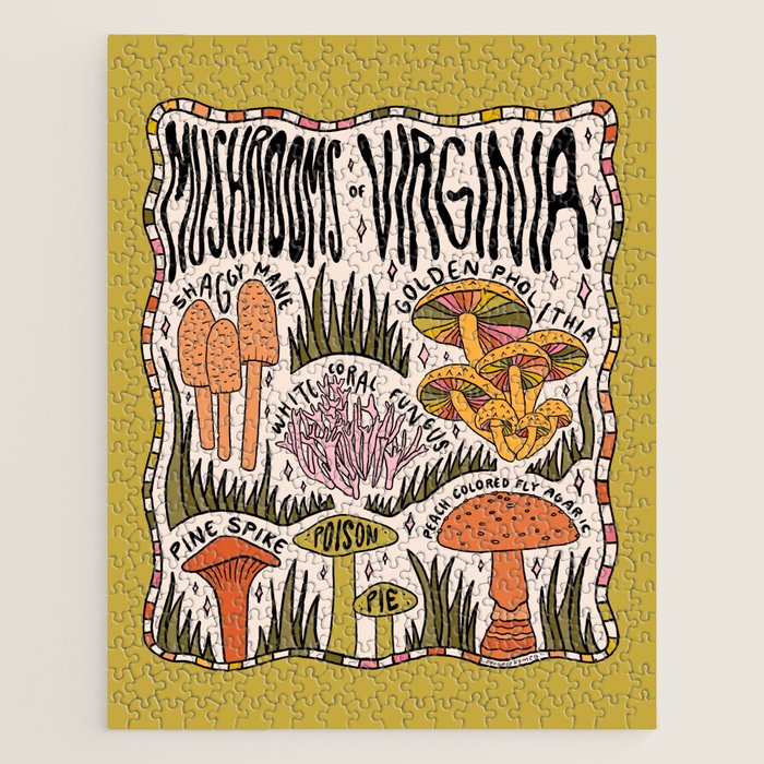 Mushrooms of Virginia Jigsaw Puzzle Gallery Image 1