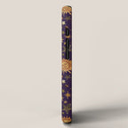 Vintage Star Collage Print in Purple iPhone Case Gallery Image 2