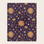 Vintage Star Collage Print in Purple Notebook Gallery Image 4