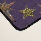 Vintage Star Collage Print in Purple Desk Mat Gallery Image 4