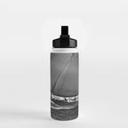 12-meter Sailing Yacht America's Cup Races nautical black and white photograph Water Bottle Gallery Image 2