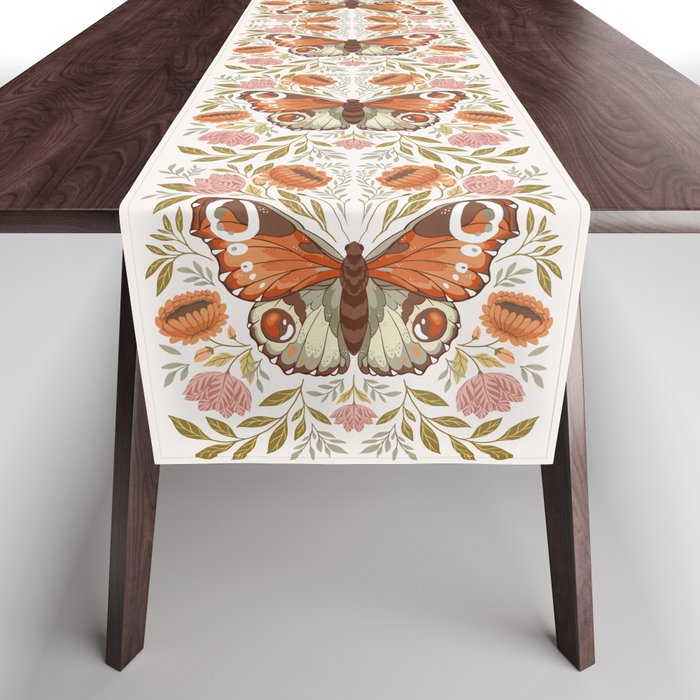 William Morris Inspired Butterfly Table Runner Gallery Image 1