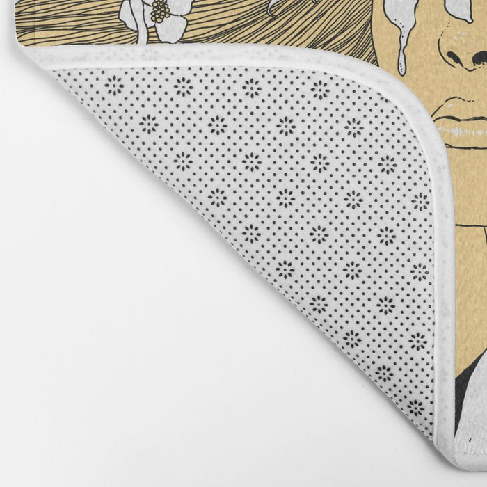 Flowers in My Eyes (Life in a Glimpse) Bath Mat Gallery Image 2