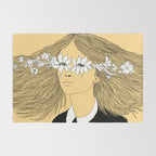Flowers in My Eyes (Life in a Glimpse) Rug Gallery Image 2