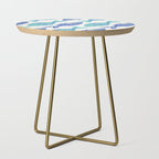 Indonesian Fish Duo - Navy & Turquoise Palette Side Table Gallery Image 1