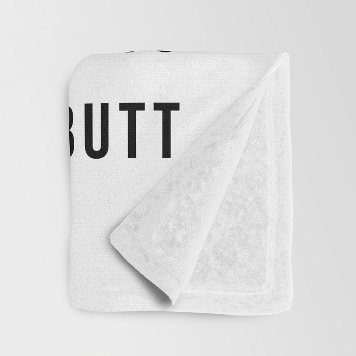 Just In Case No One Told You Today Hello Good Morning You're Amazing I Belive In You Nice Butt Minimal Throw Blanket Gallery Image 3