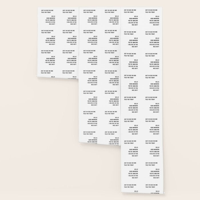 Just In Case No One Told You Today Hello Good Morning You're Amazing I Belive In You Nice Butt Minimal Wallpaper Gallery Image 3