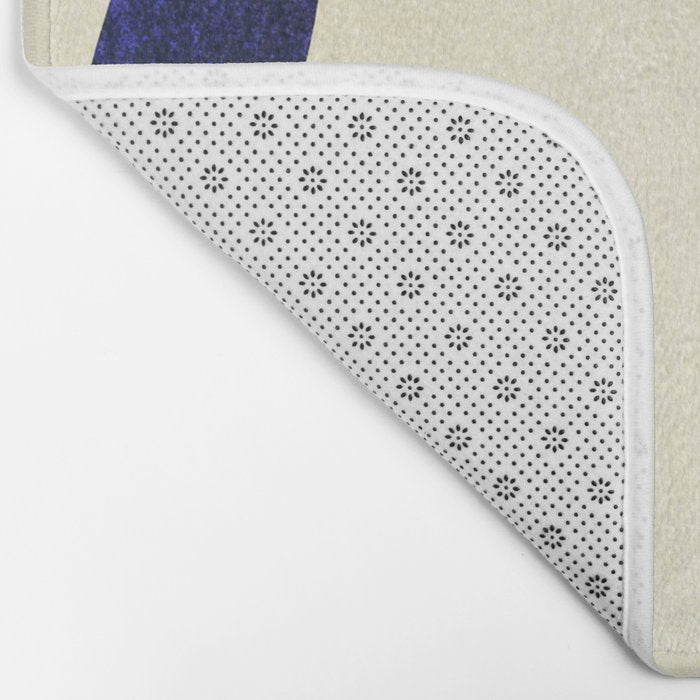 Abstract Blue lines  Bath Mat Gallery Image 2