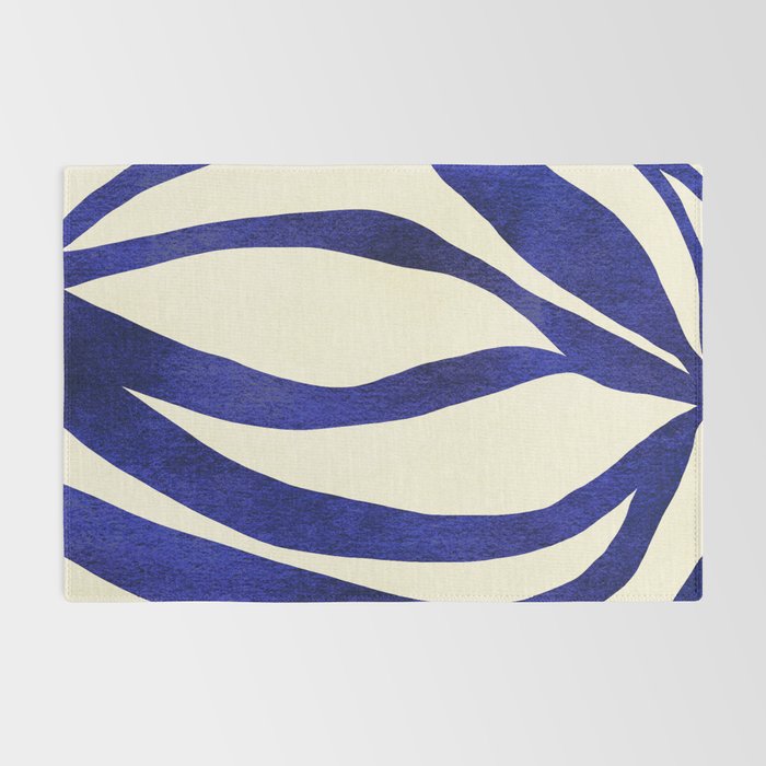 Abstract Blue lines  Rug Gallery Image 2