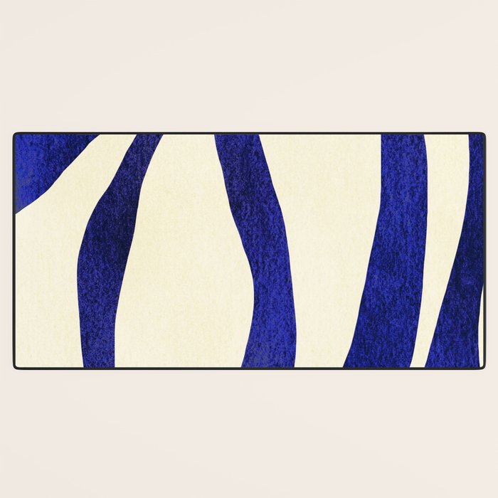 Abstract Blue lines  Desk Mat Gallery Image 3