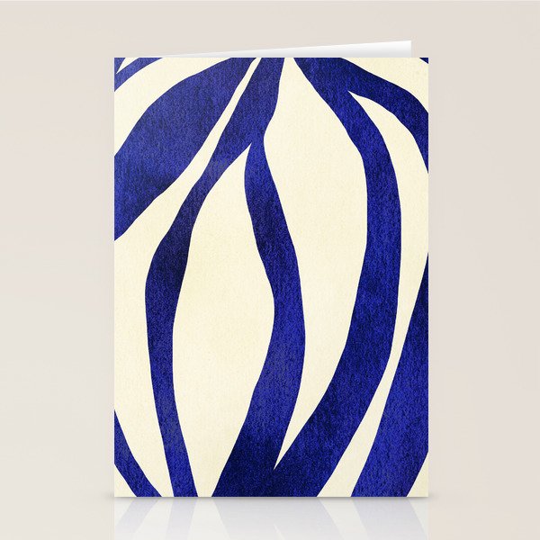 Abstract Blue lines  Stationery Card Gallery Image 2
